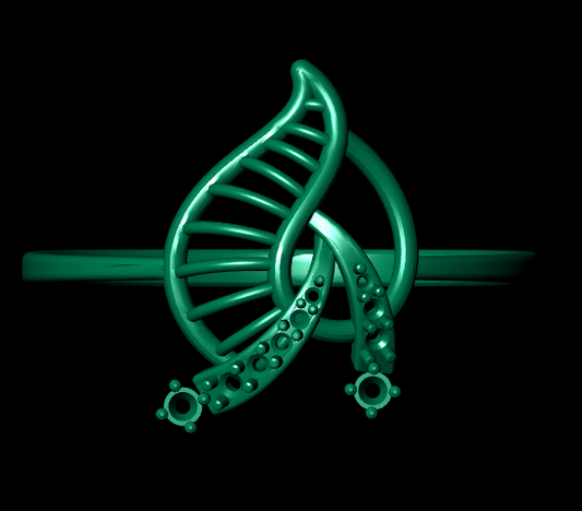 Italian female Ring STL File – 3D Jewelry Design for Gold & Silver Casting