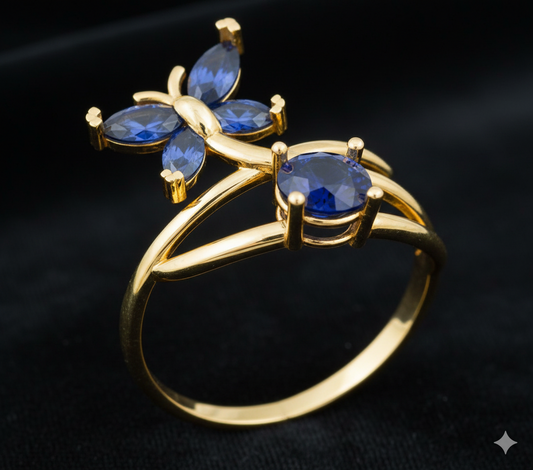 Italian female Ring STL File – 3D Jewelry Design for Gold & Silver Casting