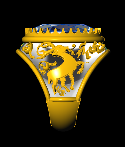 Men's Silver Ring STL File | HJDLuxe