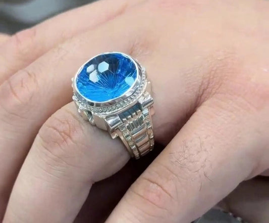 Men's Silver Ring STL File | HJDLuxe