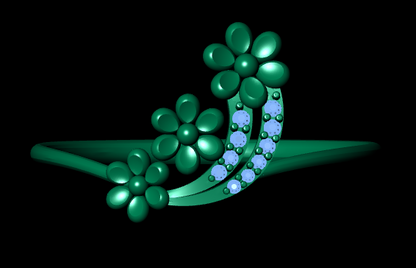 Italian female Ring STL File – 3D Jewelry Design for Gold & Silver Casting