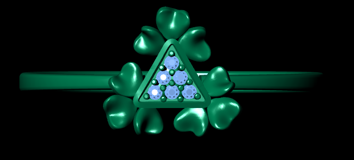 Italian female Ring STL File – 3D Jewelry Design for Gold & Silver Casting