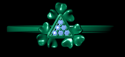 Italian female Ring STL File – 3D Jewelry Design for Gold & Silver Casting