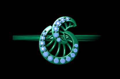 Italian female Ring STL File – 3D Jewelry Design for Gold & Silver Casting