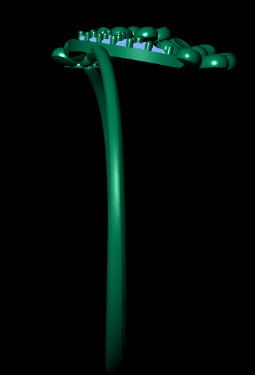 Italian female Ring STL File – 3D Jewelry Design for Gold & Silver Casting