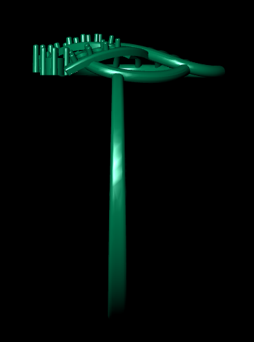 Italian female Ring STL File – 3D Jewelry Design for Gold & Silver Casting