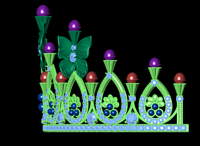 Royal Crown 3D STL File for Jewelry Design | HJDLuxe