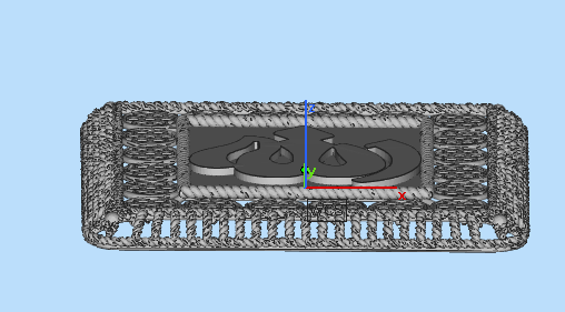 Allah Arabic Calligraphy Square Pendant STL File for 3D Printing - HJDLuxe Exclusive