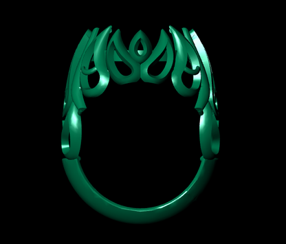 Luxury Men’s Ring STL File | HJD LUXE