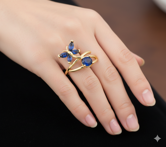 Italian female Ring STL File – 3D Jewelry Design for Gold & Silver Casting