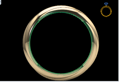 Luxury Triple Band Twist Gold Ring – 3D STL File for Jewelry Design