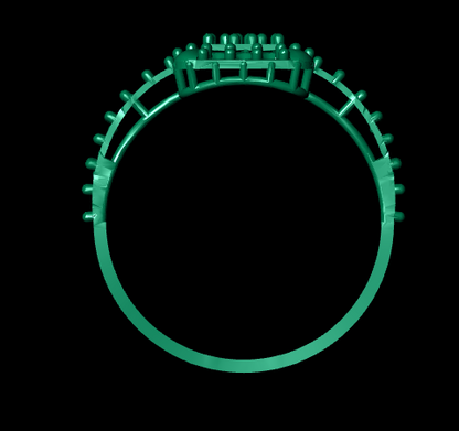 Traditional Female Ring – High-Detail STL File for 3D Printing
