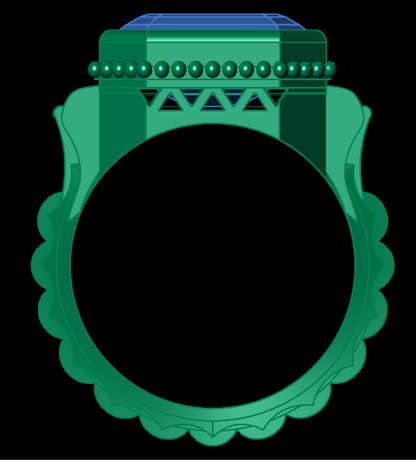 Luxury Men’s Ring STL File  | HJD LUXE