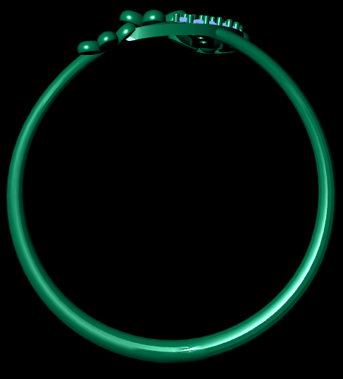 Italian female Ring STL File – 3D Jewelry Design for Gold & Silver Casting