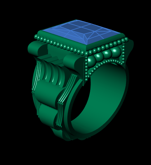 Men's Silver Ring STL File | HJDLuxe