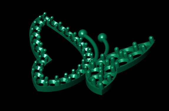 Elegant Petite Female Locket – 3D STL File (20mm x 18mm)