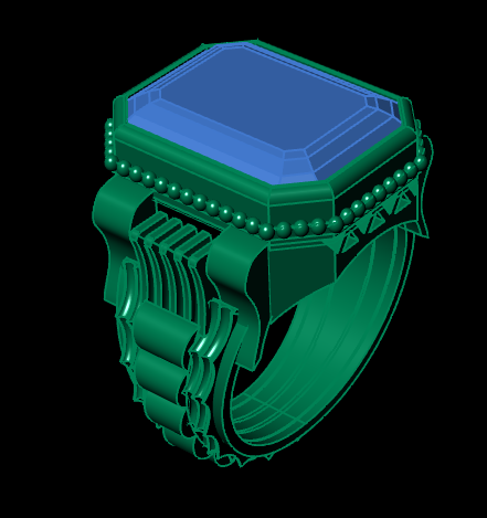 Luxury Men’s Ring STL File  | HJD LUXE