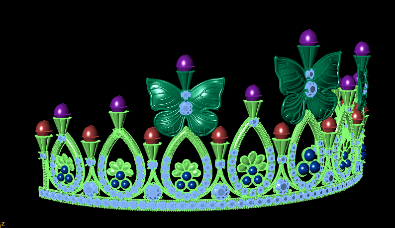 Royal Crown 3D STL File for Jewelry Design | HJDLuxe