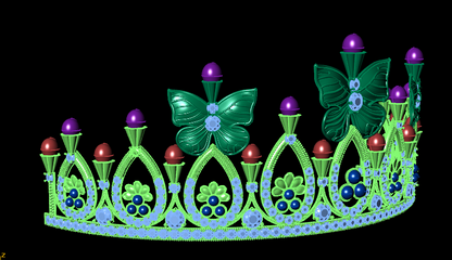 Royal Crown 3D STL File for Jewelry Design | HJDLuxe