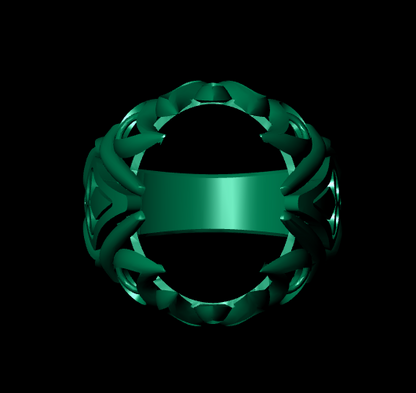 Luxury Men’s Ring STL File | HJD LUXE