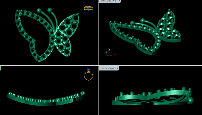 Elegant Petite Female Locket – 3D STL File (20mm x 18mm)