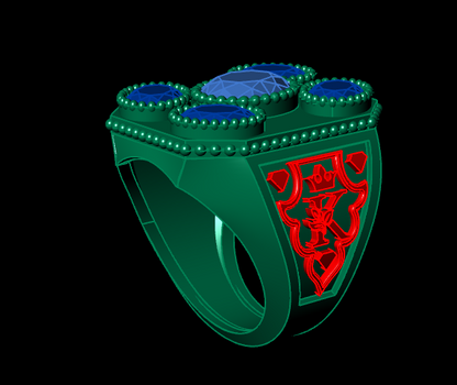 Men's Silver Ring STL File | HJDLuxe