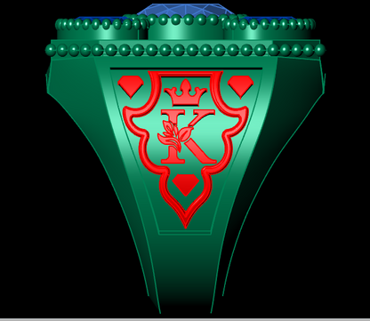 Men's Silver Ring STL File | HJDLuxe