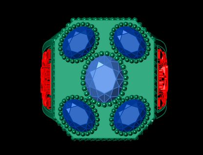 Men's Silver Ring STL File | HJDLuxe