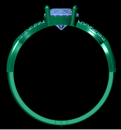 Everbloom Women’s Nature Ring – 3D STL