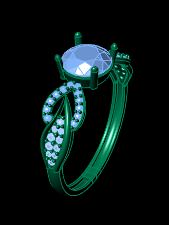 Everbloom Women’s Nature Ring – 3D STL