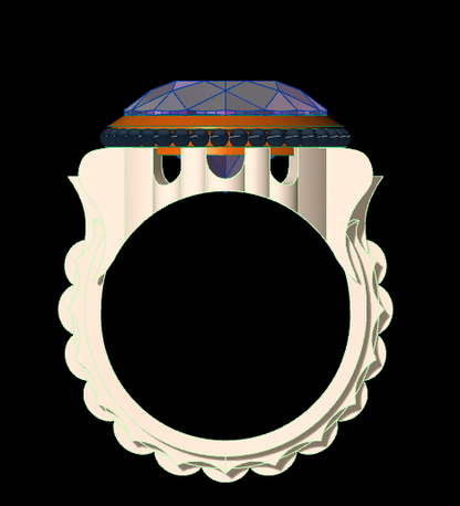 Men's Silver Ring STL File | HJDLuxe