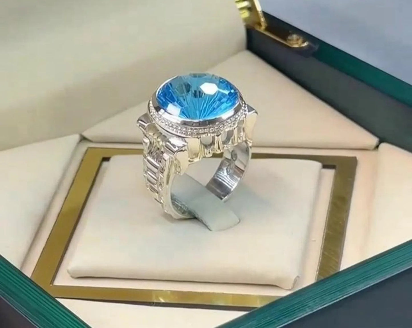 Men's Silver Ring STL File | HJDLuxe