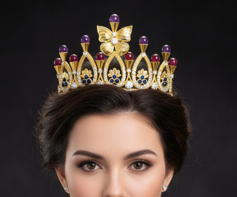Royal Crown 3D STL File for Jewelry Design | HJDLuxe