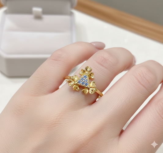 Italian female Ring STL File – 3D Jewelry Design for Gold & Silver Casting